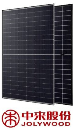JOLYWOOD JW-HD-108N-500W R2 BIFACIAL Czarna Rama (N-type) > J